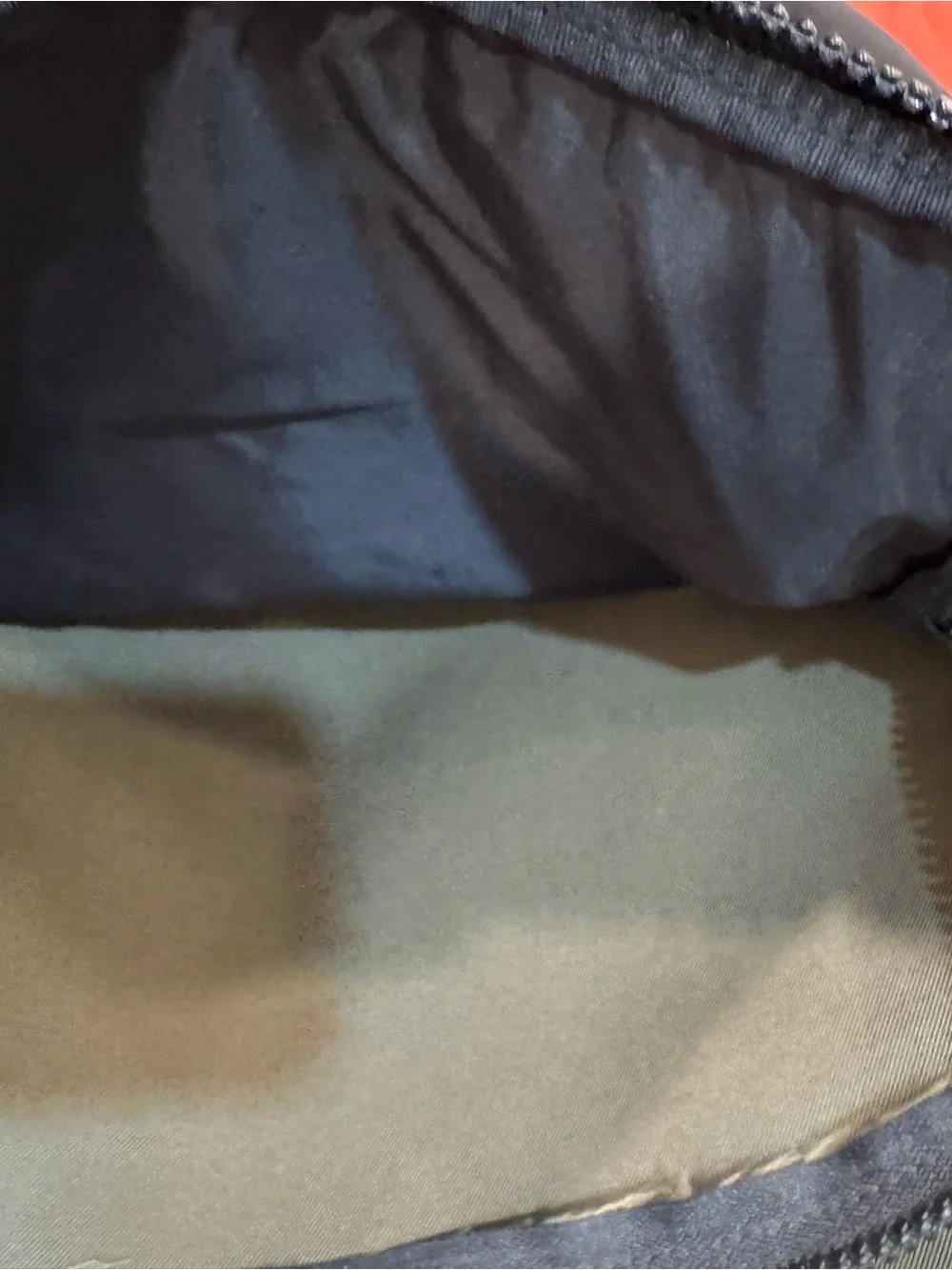 Esprit Olive Canvas Messenger with Black Strap